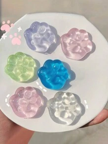 5 件裝貓爪形慢回彈派對禮物減壓發洩玩具 - 彩色 - 查看 2