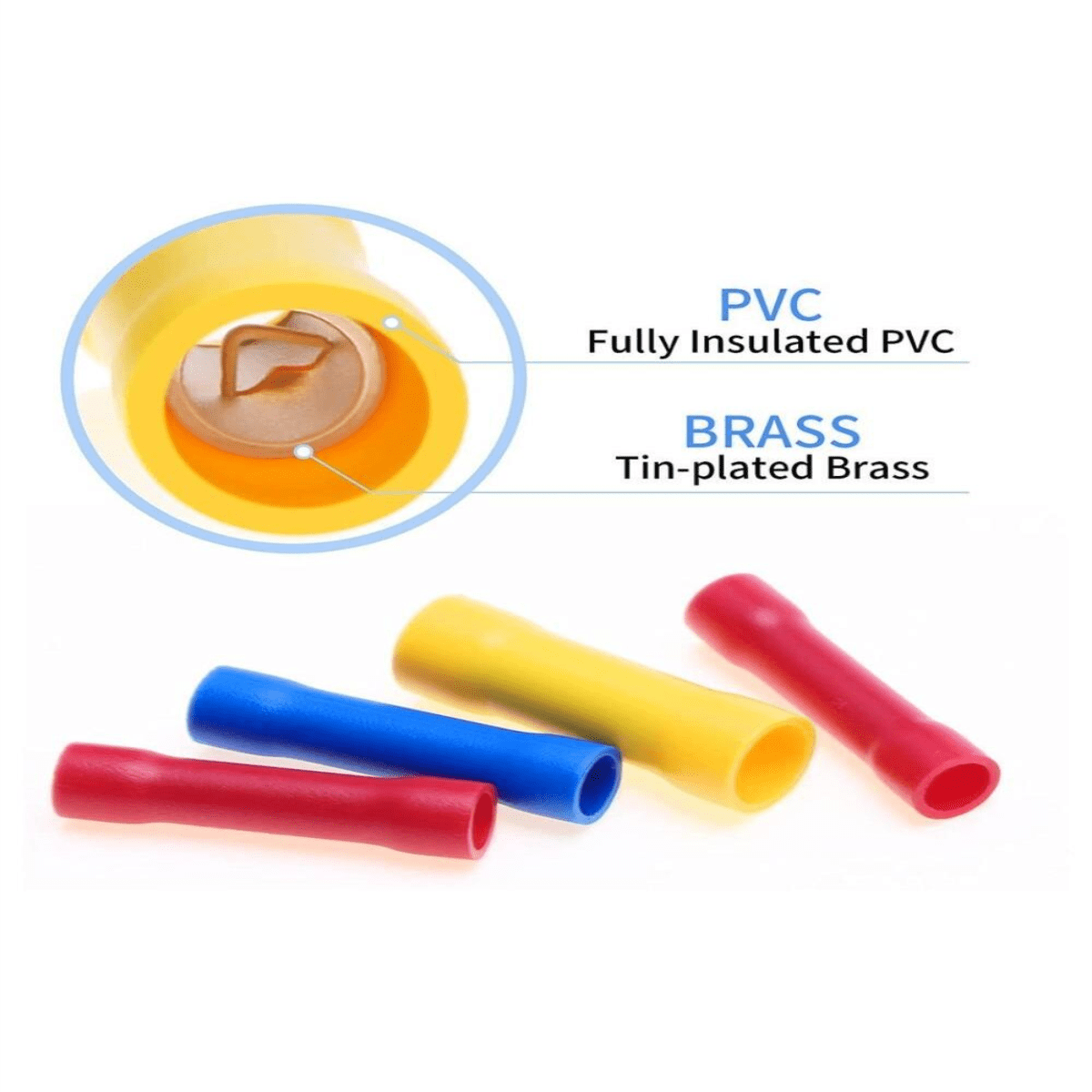 Box Of 300pcs Insulated Copper Wire Connectors With Tshaped Middle