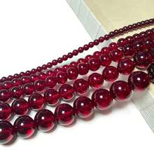 6/8/10mm Colorful Transparent Crystal Glass Bead - Multicolor - View 11