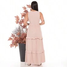 Women Dresses - 米色 - 查看 5