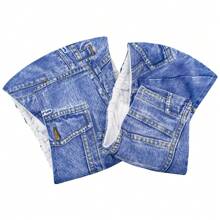 1pc Washable Male Dog Belly Band, Reusable Diaper Belly Band For Male Dogs, Suitable For Puppies - Blue - View 6