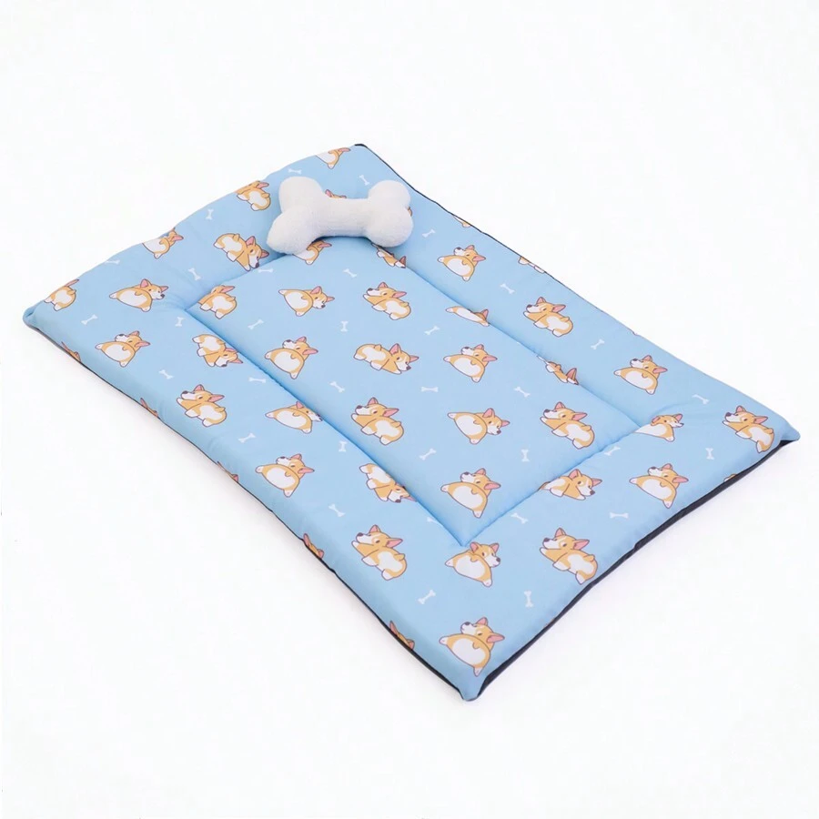 Pet Bed & Crate Mat - Baby Blue - View 1