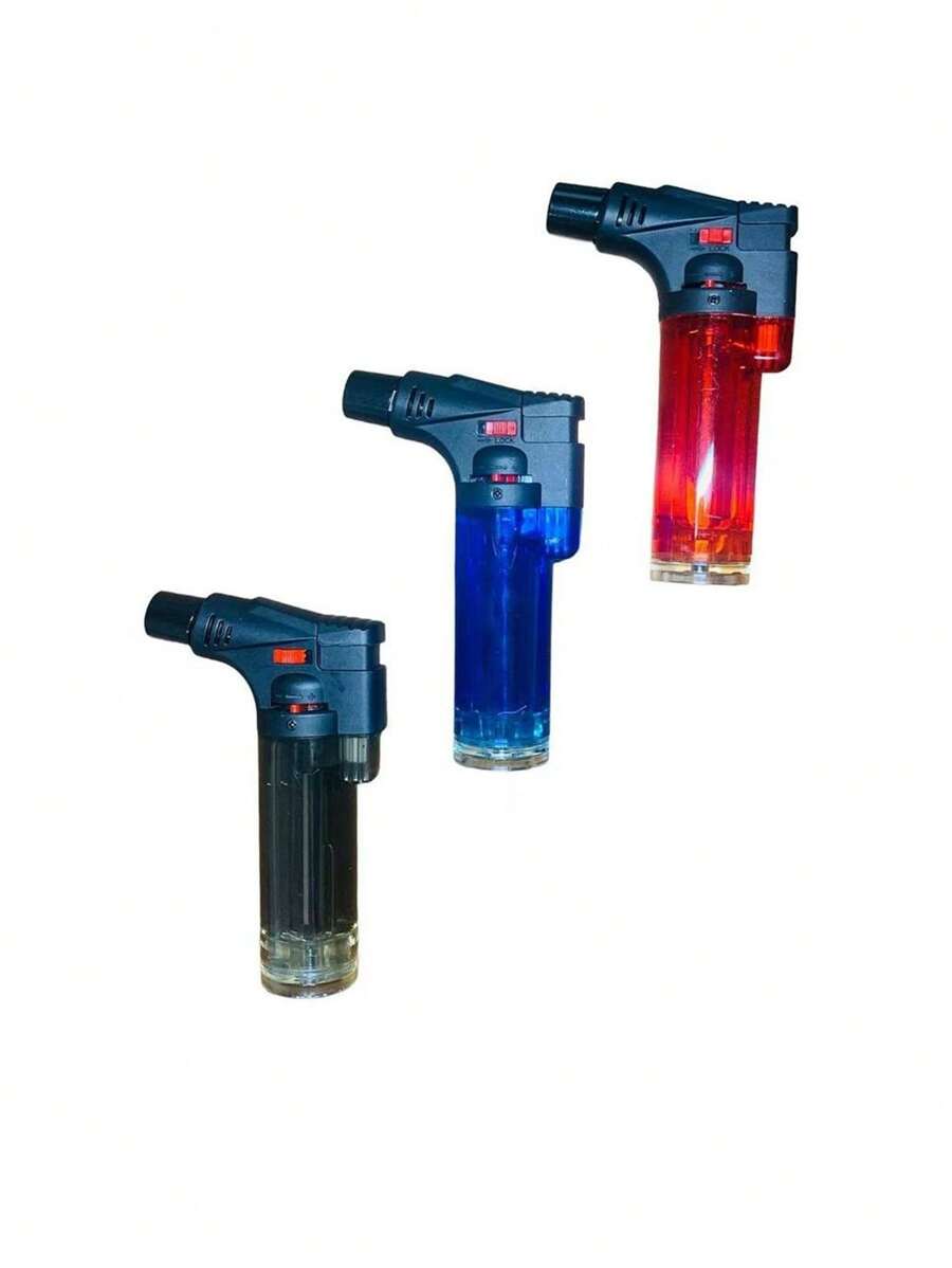 Maçarico Mini Portátil Recarregável Com Trava - Multicolorido - Visão 1