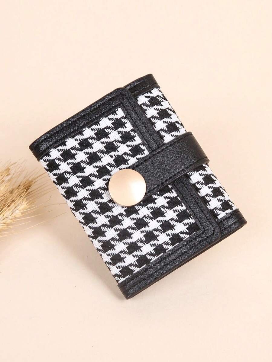 Đúng mốt Xấp ba Của phụ nữ Ví Với Nhiều Thẻ Máy đánh bạc - màu đen - Xem 1