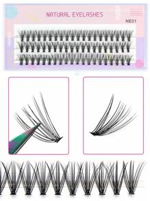 Faux Cils Naturels Et Doux 20d, 3 Rangées (60), Épais, Sexy Et Charmants, Pour Les Déplacements Quotidiens, Les Fêtes De Vacances Occasionnelles Et Les Soirées.