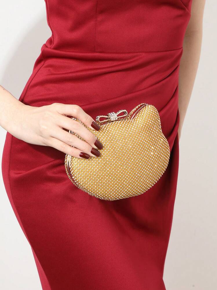 Borsa da sera da donna 2023 borsa con strass scintillanti borsa con pochette a c