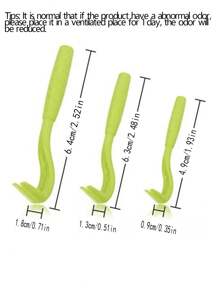 3pcs Pet Flea & Tick Removal Comb, Grooming Tool For Cats & Dogs - Green - View 2
