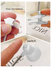 Cute Mini Desk Lamp, Student Dorm Creative Eye-Caring Reading Clip Lamp, Bedside Study Dedicated Small Night Light, Desk Bedroom Bedside Lamp