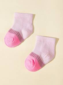 20 Pairs Baby/Toddler Girl Socks, Colorful Neutral Style Mid-Calf Socks, All Season