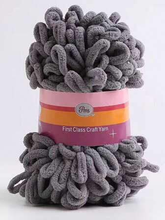 1 Roll Of 100g Donut-shaped Yarn For Diy Knitting Blanket, Cushion, Scarf, Hat, Doll, Plush Seat Pad, Approx. 800cm/315in Total Length