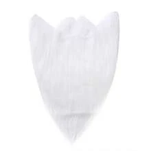 聖誕節老人胡子服裝配件,白色長髮和黑色小鬍子,派對裝扮