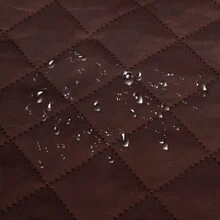 Reversible Sofa Cover Couch Slipcover Water-Repellent Anti-Slip Washable Armchair Loveseat Sofa With Elastic Strap Furniture Protector For Pet Dog - Cà phê nâu - Xem 5