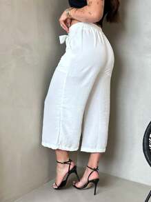 Women Pants - trắng - Xem 2