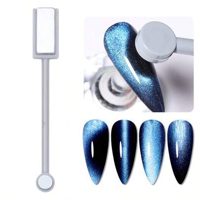 XEIJAYI 1pc Nail Art Magnetic Pen 3D Cat Eye Design Dual-Ended Magnet Wand Gel Nail Polish Magic Manicure DIY&Salon Tools,Nail Supplies,Nail Tools,Nail Art Tools,Back To School,Nails,Nail Tools For Press On Nails