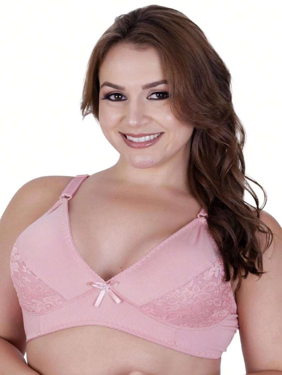 Women Bras & Bralettes - Màu Hồng baby - Xem 1