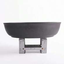 1入組超輕便摺疊口袋爐,適用於戶外露營和求生 – 可攜帶式固體、木材和迷彩使用燃燒器