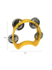 Instrumentos Musicales De Percusión Profesional De Campanas De Mano Para Danza Para Profesores, Niños Y Bares - Amarillo - Ver 2