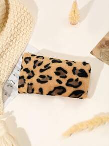 可愛的豹紋毛絨包 - 黃色 - 查看 1