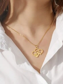 1 Miếng Của phụ nữ Thép không gỉ Mẹ & Em bé & Có thai Mẹ Dây chuyền , Tuyệt vời Qủa tặng Đối với Ngày lễ Mẹ Và Ngày lễ Tạ Ơn - loạt phim mẹ - Xem 5