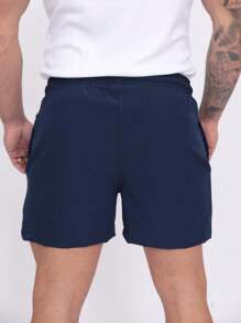 Men Shorts - 藏蓝色 - 查看 5