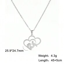 1 Miếng Của phụ nữ Thép không gỉ Mẹ & Em bé & Có thai Mẹ Dây chuyền , Tuyệt vời Qủa tặng Đối với Ngày lễ Mẹ Và Ngày lễ Tạ Ơn - loạt phim mẹ - Xem 21