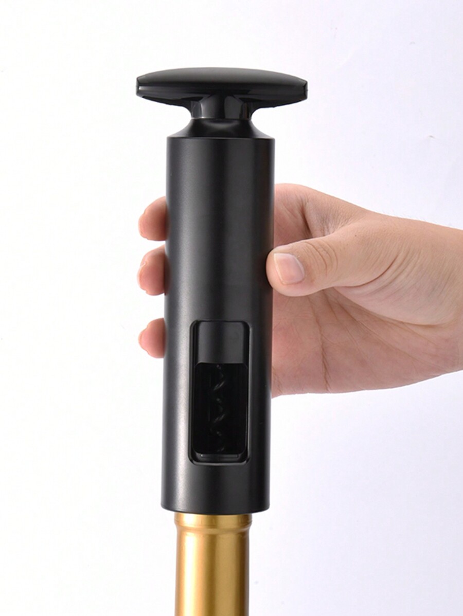 Simple Operation Spinning Wine Corkscrew With Foil Cutter Pulling Wine