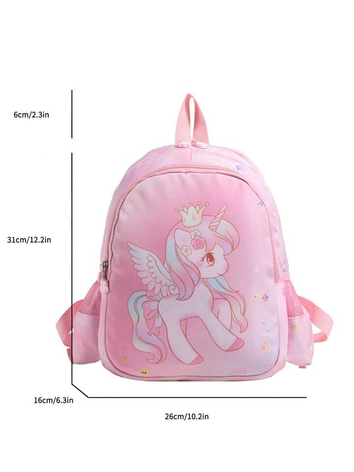 Zaino Barbie Per Ragazze &ndash; Scuola, Multicolore, In Poliestere 100%