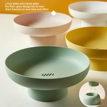 1 Pièce Centre De Table Pour Plateau De Fruits Rond Au Style Moderne Pour La Décoration De La Cuisine Et La Décoration De La Maison - Blanc - Voir 9