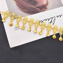 1 Miếng Trẻ em Boho Pha lê Hoa Dây chuyền thắt lưng Đối với Cô gái Nhảy Hiệu suất , Retro Hợp kim Múa bụng Dây thắt lưng - Nhiều màu - Xem 6