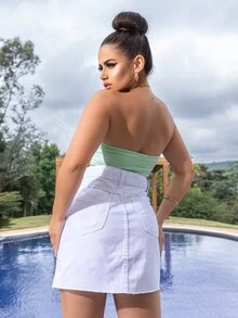 Women Skirts - trắng - Xem 2
