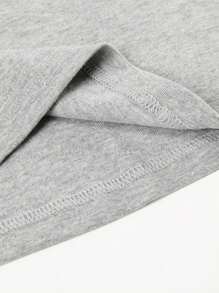 3pcs/set Gray Fashionable Men's Vest, Sleeveless T-shirt, Sport Tank Top, Gym Workout Sweatshirt, Underwear - Grey - View 6