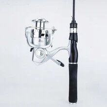 1PC Fishing Reel GS1000-7000 Semi-Metal Grip 5.2:1 High Speed Spinning Reel Carp Fishing Saltwater Reel - Silver - View 8