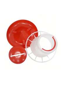 動物餵食器,雞鴨飼料桶,鴿子餵食箱,方便大容量自動餵食器,雞鴨飼料槽,畜牧養殖設備 - 紅色 - 查看 7