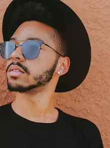 5 Pairs Titanium Steel Earrings, Suitable For Sensitive Ears, Flat Back Studs For Men & Women, Silver, Gold, Black Spiral Earrings, Hypoallergenic Surgical Steel Cartilage Earrings Set - Silver - View 7