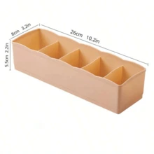 1pc Sock Storage Box Separator Box Underwear Drawer Organizer - Blue - View 7