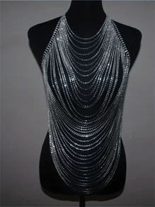 Body Chain - Silver - View 1