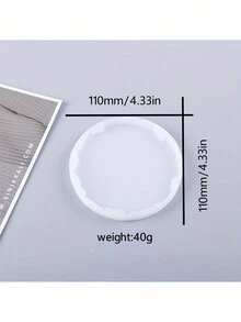 2 Lốp xe Bằng gỗ Kết cấu Đĩa nhỏ Silicone Gương Khuôn Đối với DIY Thủ công Làm , Kích thước nhỏ Với Keo dính Khuôn - Đế lót ly hạt gỗ nhỏ - Xem 2