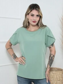 Women Tops - màu xanh lá - Xem 5