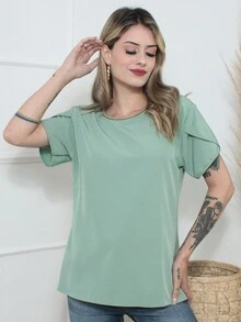 Women Tops - màu xanh lá - Xem 6
