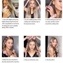 4 Piezas Rulos Para El Cabello Sin Calor En Colores Variados - Multicolor - Ver 10