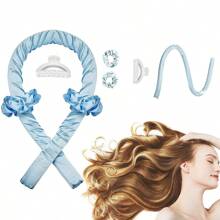 4 Piezas Rulos Para El Cabello Sin Calor En Colores Variados - Multicolor - Ver 6