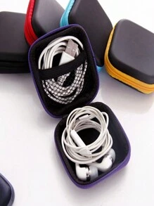 1 cái/2 cái/3 cái Bán sỉ Nhiều màu EVA Hộp trữ Đối với Điện thoại Cáp dữ liệu & Tai nghe Cable , Có thể mang đi Tai nghe ( Màu sắc tùy ý ) - Nhiều màu - Xem 5