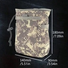 1 Pieza Bolsa Para Teléfono Móvil Duradera Para Exteriores Con Correa De Transporte Conveniente - Negro - Ver 7