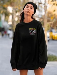Men Sweatshirts - 黑色 - 查看 5