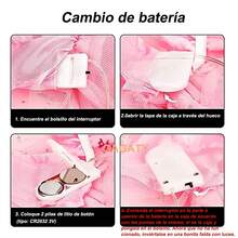 Falda Tutú Con Luz Led Princesa Disfraz Diseño De Lunares - Amarillo - Ver 4