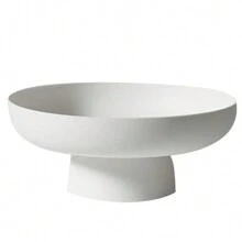 1 Pièce Centre De Table Pour Plateau De Fruits Rond Au Style Moderne Pour La Décoration De La Cuisine Et La Décoration De La Maison - Blanc - Voir 1