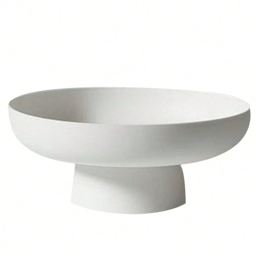 1 Pièce Centre De Table Pour Plateau De Fruits Rond Au Style Moderne Pour La Décoration De La Cuisine Et La Décoration De La Maison - Blanc - Voir 1