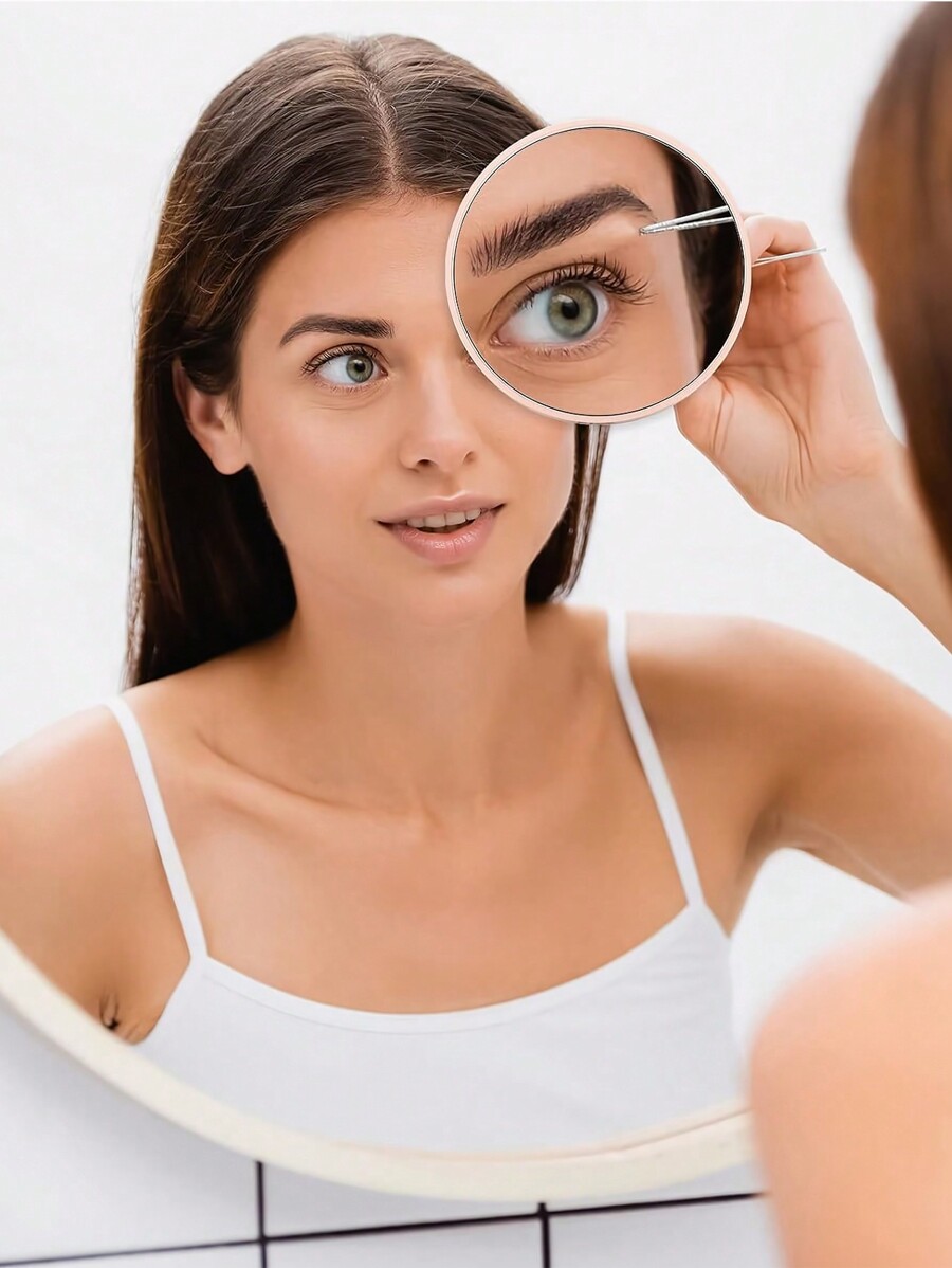 3pcs Magnifying Mirror Suction Cup, 10x Mirror & 15X Magnifying Makeup