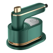 Rotatable Portable Garment Steamer For Travel/home Use, Steam Iron With Boat-shaped Design - Army Green - View 1