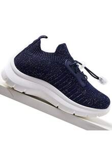 One Pair Of Boys' Running Shoes, Blue - Blue - View 2